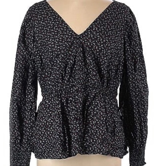 NWT Madewell Floral Top 1X - Picture 3 of 12